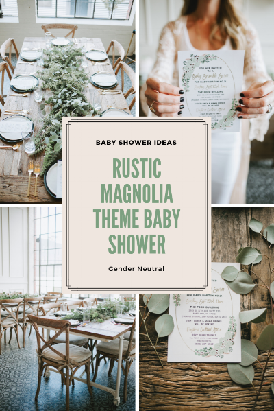 Rustic themed baby shower 2025